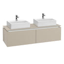 Villeroy & Boch Legato vanity unit for 2 countertop washbasins with 2 pull-out compartments