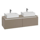 Villeroy & Boch Legato vanity unit for 2 countertop washbasins with 2 pull-out compartments