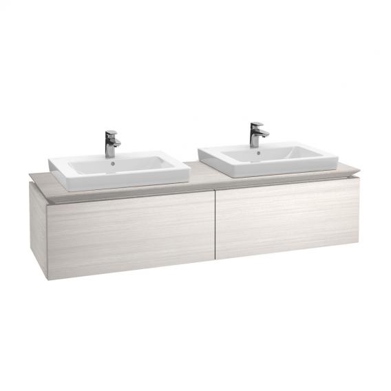 Villeroy & Boch Legato vanity unit for 2 countertop washbasins with 2 pull-out compartments