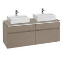 Villeroy & Boch Legato vanity unit for 2 countertop washbasins with 4 pull-out compartments