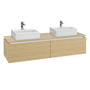 Villeroy & Boch Legato vanity unit for 2 countertop washbasins with 2 pull-out compartments