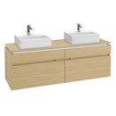 Villeroy & Boch Legato vanity unit for 2 countertop washbasins with 4 pull-out compartments