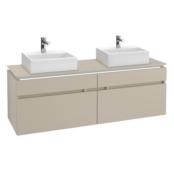 Villeroy & Boch Legato vanity unit for 2 countertop washbasins with 4 pull-out compartments