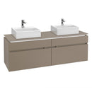 Villeroy & Boch Legato vanity unit for 2 countertop washbasins with 4 pull-out compartments