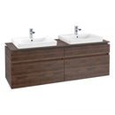 Villeroy & Boch Legato vanity unit for 2 drop-in washbasins with 4 pull-out compartments