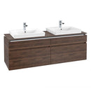 Villeroy & Boch Legato vanity unit for 2 built-in washbasins with 4 pull-out compartments