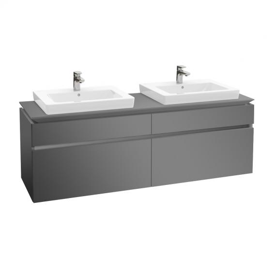 Villeroy & Boch Legato vanity unit for 2 drop-in washbasins with 4 pull-out compartments