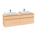 Villeroy & Boch Legato vanity unit for 2 built-in washbasins with 4 pull-out compartments