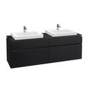Villeroy & Boch Legato vanity unit for 2 drop-in washbasins with 4 pull-out compartments