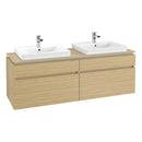 Villeroy & Boch Legato vanity unit for 2 drop-in washbasins with 4 pull-out compartments