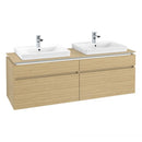 Villeroy & Boch Legato vanity unit for 2 built-in washbasins with 4 pull-out compartments