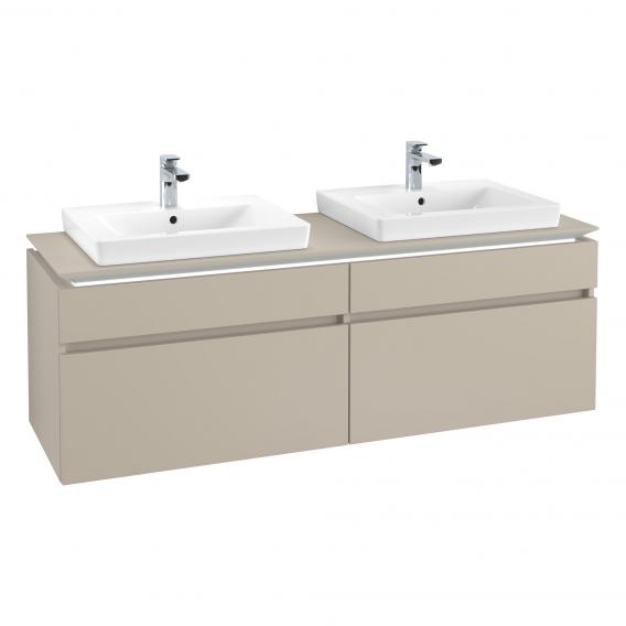 Villeroy & Boch Legato vanity unit for 2 built-in washbasins with 4 pull-out compartments