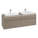 Villeroy & Boch Legato vanity unit for 2 built-in washbasins with 4 pull-out compartments