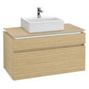Villeroy & Boch Legato vanity unit for countertop washbasin with 2 pull-out compartments