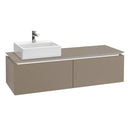 Villeroy & Boch Legato vanity unit for countertop washbasin with 2 pull-out compartments