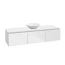 Villeroy & Boch Legato vanity unit for countertop washbasin with 3 pull-out compartments