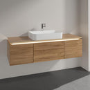 Villeroy & Boch Legato vanity unit for countertop washbasin with 3 pull-out compartments