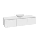 Villeroy & Boch Legato vanity unit for countertop washbasin with 3 pull-out compartments
