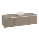 Villeroy & Boch Legato vanity unit for countertop washbasin with 3 pull-out compartments