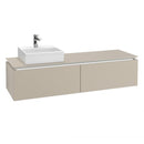 Villeroy & Boch Legato vanity unit for countertop washbasin with 2 pull-out compartments