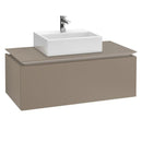 Villeroy & Boch Legato vanity unit for countertop washbasin with 1 pull-out compartment