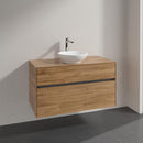 Villeroy & Boch Loop & Friends countertop washbasin with Embrace vanity unit with 2 pull-out compartments