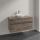 Villeroy & Boch Loop & Friends countertop washbasin with Embrace vanity unit with 2 pull-out compartments