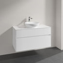 Villeroy & Boch Loop & Friends countertop washbasin with Embrace vanity unit with 2 pull-out compartments