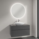 Villeroy & Boch Loop & Friends countertop washbasin with Embrace vanity unit and More to See Lite mirror