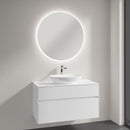 Villeroy & Boch Loop & Friends countertop washbasin with Embrace vanity unit and More to See Lite mirror