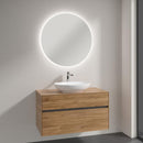 Villeroy & Boch Loop & Friends countertop washbasin with Embrace vanity unit and More to See Lite mirror