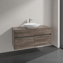 Villeroy & Boch Loop & Friends countertop washbasin with Embrace vanity unit with 4 pull-out compartments