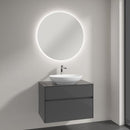 Villeroy & Boch Loop & Friends countertop washbasin with Embrace vanity unit and More to See Lite mirror