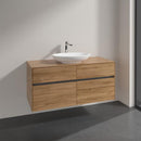 Villeroy & Boch Loop & Friends countertop washbasin with Embrace vanity unit with 4 pull-out compartments