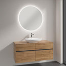 Villeroy & Boch Loop & Friends countertop washbasin with Embrace vanity unit and More to See Lite mirror