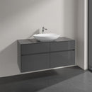 Villeroy & Boch Loop & Friends countertop washbasin with Embrace vanity unit with 4 pull-out compartments