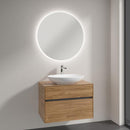 Villeroy & Boch Loop & Friends countertop washbasin with Embrace vanity unit and More to See Lite mirror