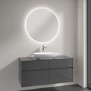 Villeroy & Boch Loop & Friends countertop washbasin with Embrace vanity unit and More to See Lite mirror
