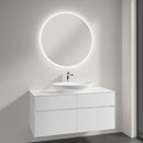 Villeroy & Boch Loop & Friends countertop washbasin with Embrace vanity unit and More to See Lite mirror