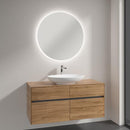 Villeroy & Boch Loop & Friends countertop washbasin with Embrace vanity unit and More to See Lite mirror