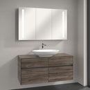 Villeroy & Boch Loop & Friends countertop washbasin with Embrace vanity unit and My View 14 mirror cabinet