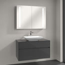 Villeroy & Boch Loop & Friends countertop washbasin with Embrace vanity unit and My View 14 mirror cabinet