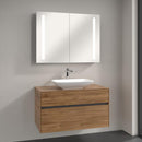 Villeroy & Boch Loop & Friends countertop washbasin with Embrace vanity unit and My View 14 mirror cabinet