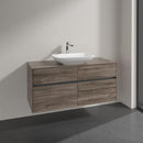 Villeroy & Boch Loop & Friends countertop washbasin with Embrace vanity unit with 4 pull-out compartments