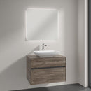 Villeroy & Boch Loop & Friends countertop washbasin with Embrace vanity unit and More to See Lite mirror