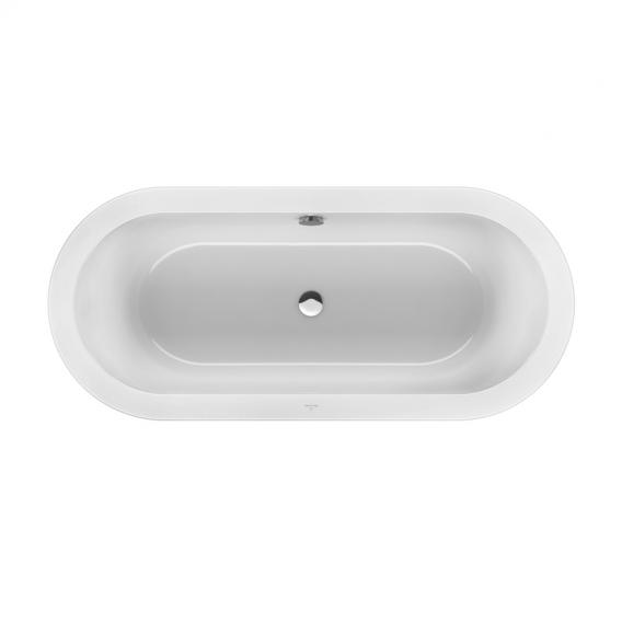 Villeroy &amp; Boch Loop &amp; Friends Duo 橢圓形浴缸，內建白色