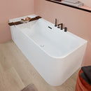 Villeroy & Boch Loop & Friends SQUARE corner bath with panelling white