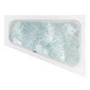 Villeroy & Boch Loop & Friends SQUARE corner whirlbath, built-in white