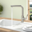Villeroy & Boch Modern Steel single-lever kitchen mixer tap