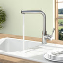 Villeroy & Boch Modern Steel single-lever kitchen mixer tap